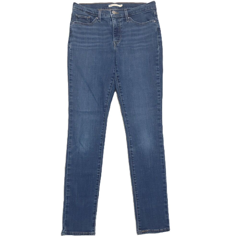 Levis 311 Shaping Skinny Jeans Womens 29 Mid Rise Blue Stretch Denim